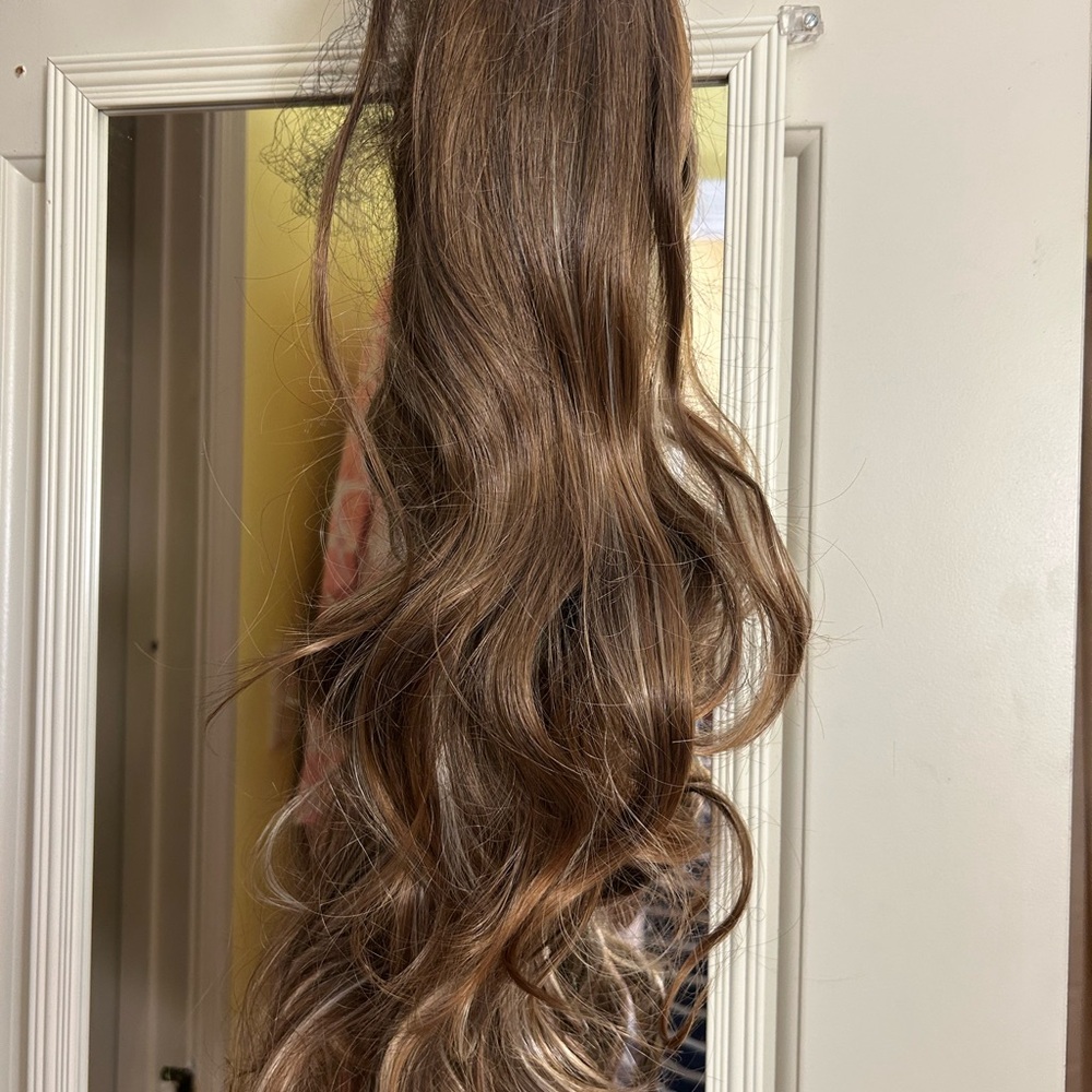 brand new wig Luxurious golden brown Hair wig - Picture 3 of 12